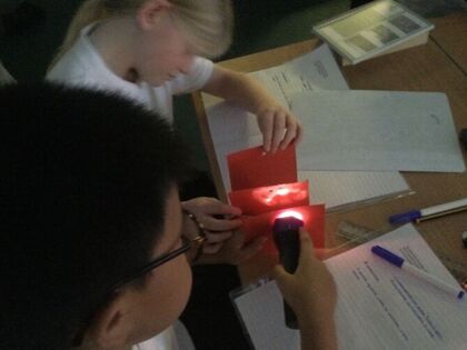 Year 6, Tolkien Class, Term 1 Science - How Light Travels