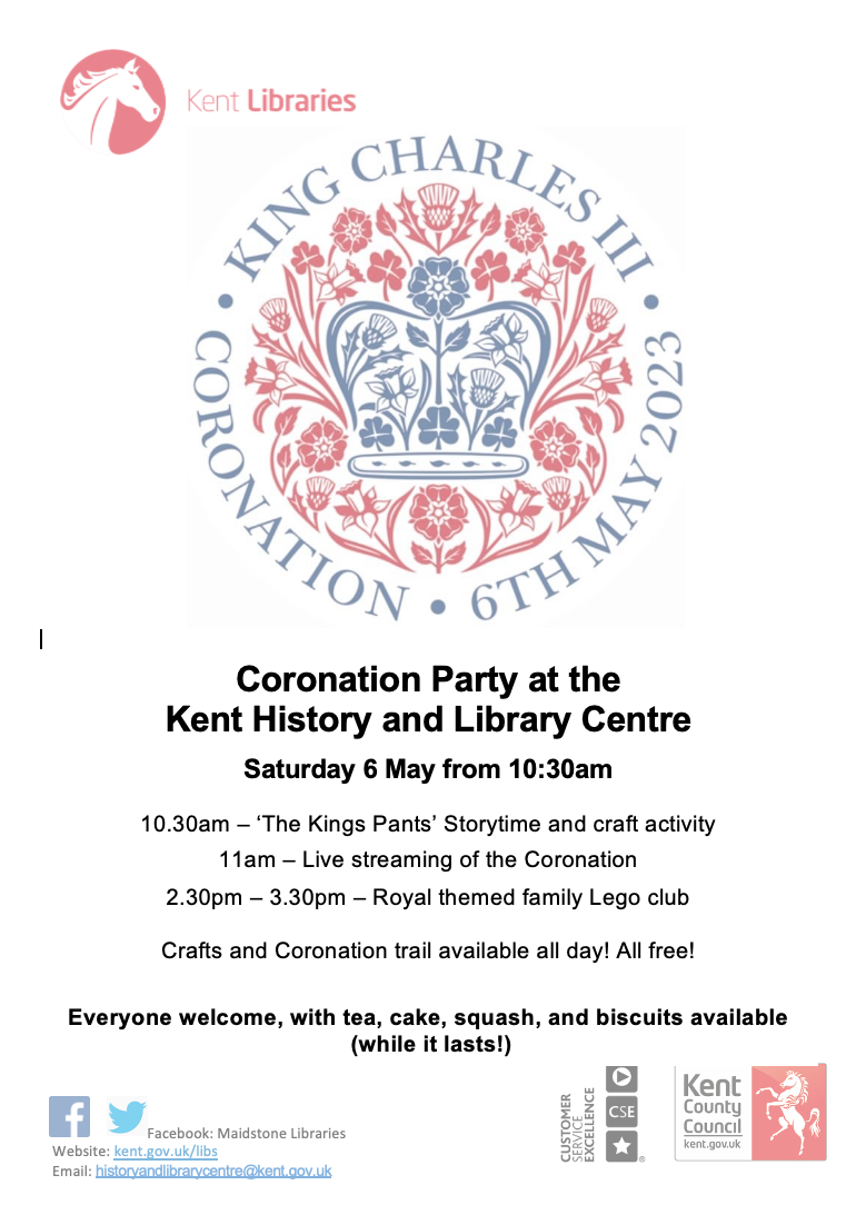 Kent Library coronation event