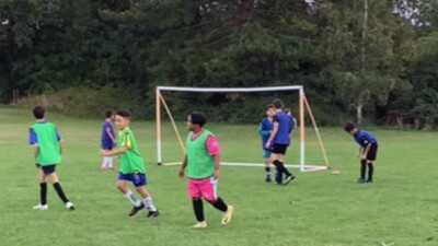 Year 6 boys inter-house football