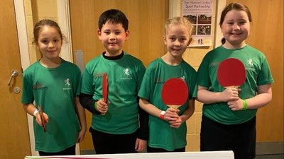 Under 11's Schools Table Tennis Tournament