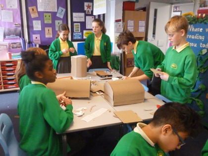 Year 6 T4 Fleming - DT Anderson Shelter Creations