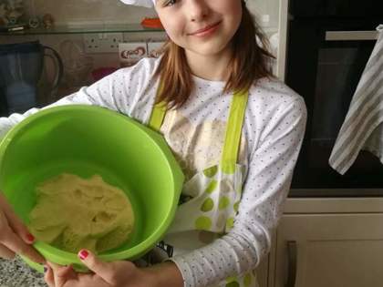 Emelia from Stephenson class has been busy cooking, gardening, doing art as well as her Greek topic.