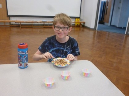 Key Worker children from the VIAT Primary schools have been enjoying doing some Maths problem solving today as well as making delicious rice crispy Easter Nests. Have a great Bank Holiday weekend everyone.