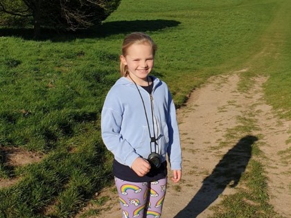 Poppy and Grace had a good start back to school. Poppy started the day with a sunny dog walk in Mote Park with Mum and her dog Indie, and Grace enjoyed finishing the day with the Paddington story in bed.