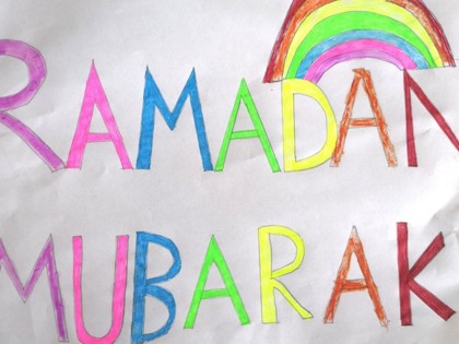 Yasa from Attenborough class has been busy with his home learning. He's been very excited welcoming the blessed month of Ramadan. He made Ramadan poster with rainbow colours to say thank you to NHS! He has been enjoyed learning about different countries.