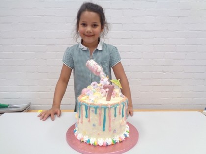 Yesterday was Bella's 7th Birthday. She celebrated at the Key Worker Hub at East Borough. We all sang happy Birthday to her and her mum kindly made this amazing cake and everyone was able to take a piece home. Happy Birthday Bella.