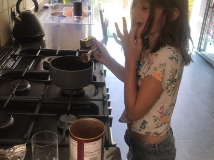 Lily has been enjoying drafting a letter and writing about her favourite book this week. She has also been busy making the Brazilian dessert- brigadeiro.