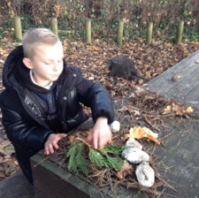 Year 4 Forest School club have completed a scavenger hunt, formed our own forest bands and built mini dens for the fairies and elves who live in the woods.
