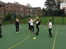 This term in P.E. Year 5 have been learning how to play handball.