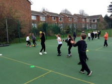 This term in P.E. Year 5 have been learning how to play handball.