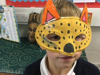 Year 2, Term 2: Design and Technology African Animal masks