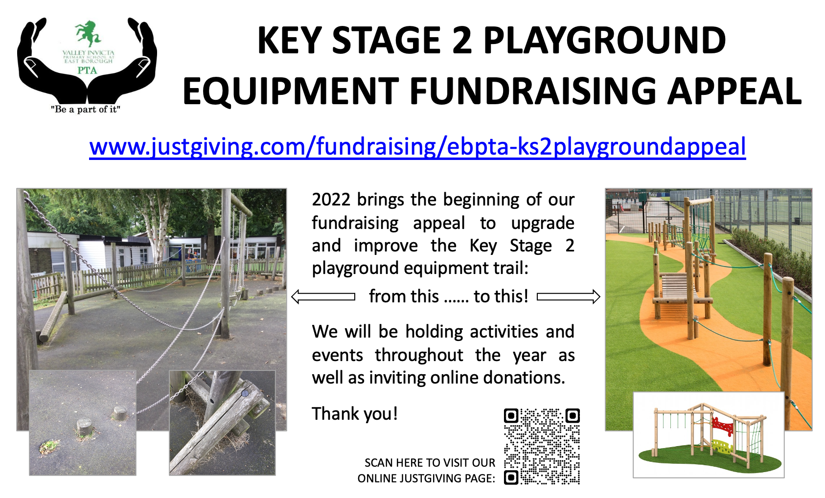 PTA KS2 Playground equipment trail poster